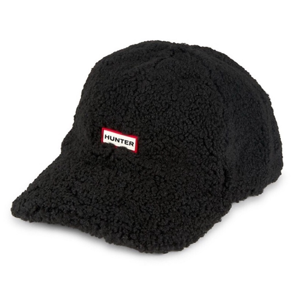 HUNTER Woman’s Sherpa Baseball Cap Black New